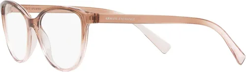 Vista 3 de Armani Exchange Ax3053 - Marco cuadrado para gafas graduadas para mujer