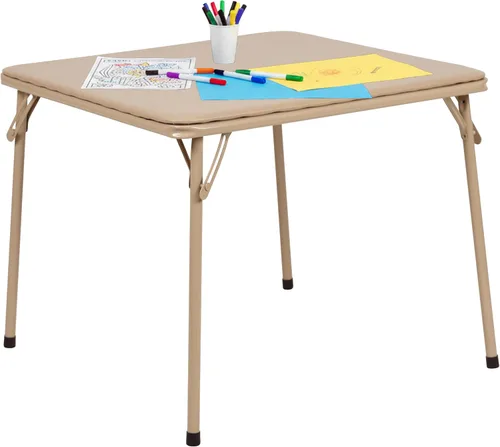 Vista 11 de Flash Furniture Mindy Kids - Juego de mesa y sillas plegables de 3 piezas para guardería y aulas, juego de mesa de actividades y sillas para niños