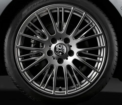 Vista 3 de Biomar Labs 4 tapas centrales de aleación de 2.677 in compatibles con BMW 36136783536 tapacubos Silver Skull Black CBZ 2
