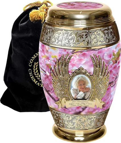 Vista 32 de Urnas de Cremación Conmemorativas para Cenizas Humanas de Adultas Femeninas - Urnas Personalizadas y Decorativas - Urnas Bellamente Hechas a Mano