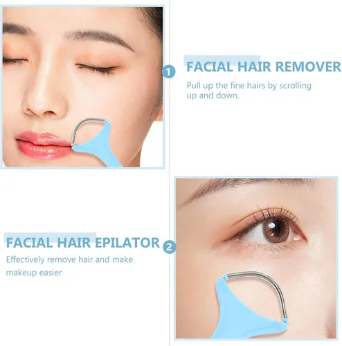 Vista 6 de Eliminador de vello facial Spring Face Dispositivo de eliminación de rodillos de pelo Herramienta de eliminación de cara Depiladora facial