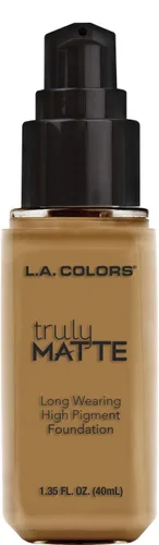 Vista 2 de L.A. Colors Base Mate Verdadera, Bronceado Profundo CLM361 (Paquete de 2)