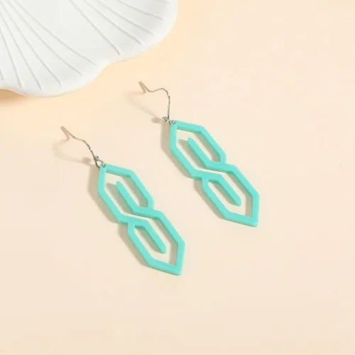 Vista 2 de Madison Tyler Aretes deportivos de los años 80 y 90 para mujer, divertidos aretes colgantes para mujer, aretes colgantes vintage de los años 90
