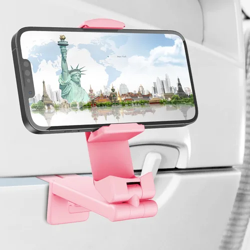 Vista 17 de Perilogics - Soporte universal para teléfono en vuelo de avión. Visualización manos libres con rotación multidireccional de 360 grados.