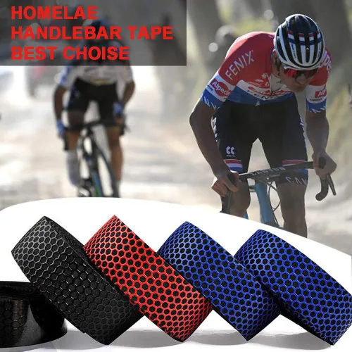 Vista 6 de Jaswill Cintas de manillar de bicicleta, cinta de barra de bicicleta de carretera, envolturas de mango 2 rollos para bicicletas de carretera