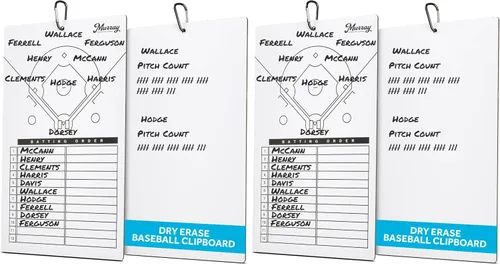 Vista 12 de Murray Sporting Goods sujetapapeles para entrenadores de borrado en seco Pizarra blanca de doble cara