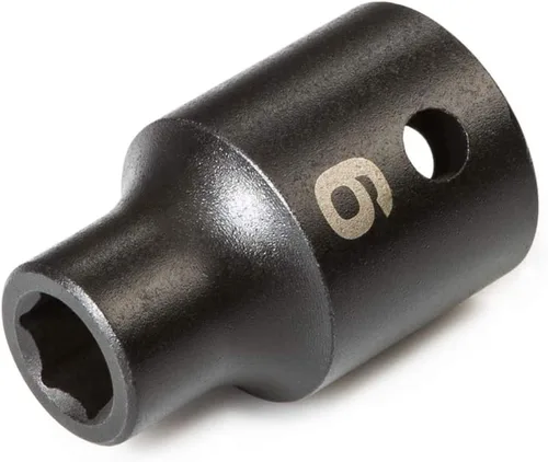 Vista 50 de TEKTON SID23109 Dado de impacto profundo de 6 puntos de 23/64 pulgada (9 mm) impulsor de 1/2 pulgada