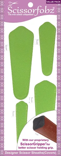 Vista 56 de Fundas protectoras para tijeras de diseño, para pequeñas tijeras de bordado, color verde mar, #SS-7