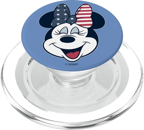 Vista 7 de Disney Mickey y sus amigos Minnie Mouse Americana relleno PopSockets PopSockets intercambiables PopGrip