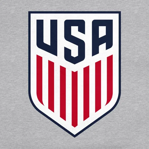 Vista 6 de Icon Sports Camiseta de algodón con licencia oficial de la Federación de Fútbol de Estados Unidos, unisex