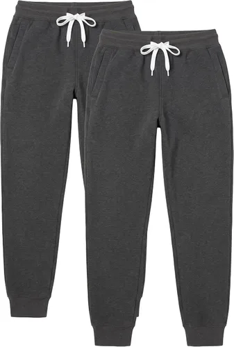 Vista 31 de Southpole, 1570 - Pantalones deportivos básicos tipo jogger de forro polar para hombre Negro