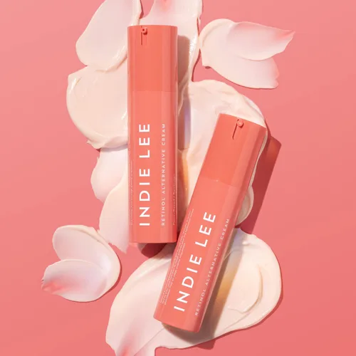 Vista 3 de Indie Lee Retinol Crema alternativa – Rambutan & Paracress Crema antienvejecimiento para líneas finas y arrugas, crema de retinol natural y crema
