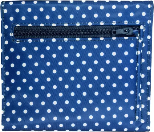 Vista 2 de Big Skinny Cartera delgada para mujer Trixie de tres pliegues, con capacidad para hasta 30 tarjetas Dotty