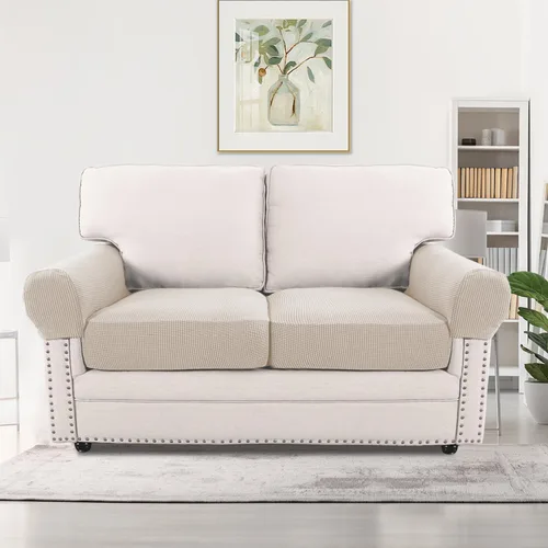 Vista 18 de H.VERSAILTEX Fundas elásticas para sillas de varias piezas, fundas para cojines ajustables para asiento y respaldo