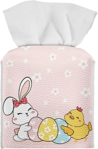 Vista 41 de Lindas decoraciones de ajolote con estampado de animales, caja de pañuelos de cuero, soporte de Navidad, organizador de papel de seda impermeable