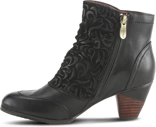Vista 3 de L'Artiste by Spring Step - Botines Belgard para mujer, Negro