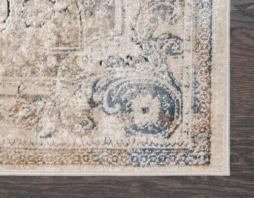 Vista 8 de Unique Loom Chateau Collection - Alfombra de área, 5 x 8 pies, color beige