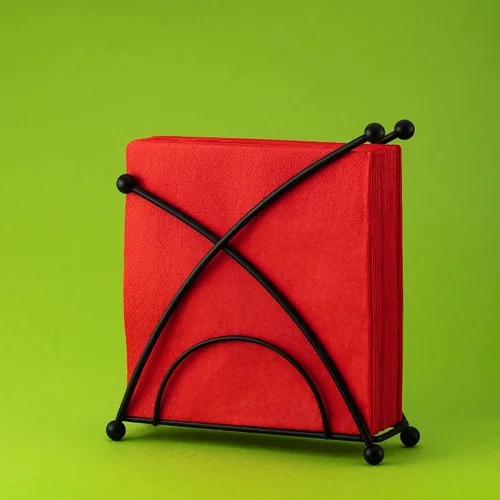 Vista 4 de Servilleteros de acero inoxidable para mesas - Servilleteros para cocina, servilleteros de mesa, servilleteros de cóctel, moderno servilletero