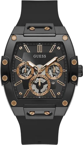 Vista 8 de Guess Men's GW0G Series Analog Trend Watch Polycarbonate Case Silicone Bracelet 50M Water Resistance