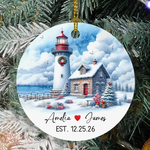 Vista 21 de Adorno de cristal de Navidad personalizado con nombre, muñeco de nieve personalizado para árbol de Navidad 2025, nuevo adorno de Navidad para bebé