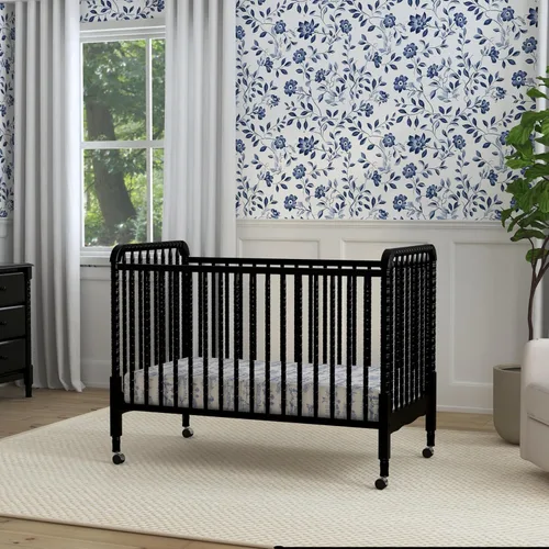 Vista 2 de DaVinci Jenny Lind - Cuna convertible 3 en 1, color ébano Converts to Toddler Bed & Daybed, 4 Adjustable Mattress Heights - Conversion Kit Sold