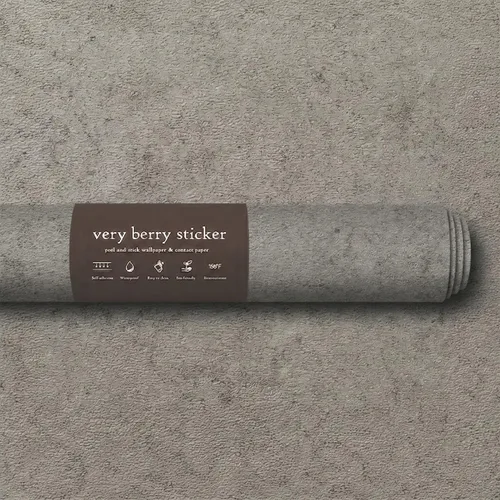 Vista 13 de Papel de contacto de mármol Very Berry Sticker (Gris claro piedra, 24" x 78") Envoltura de encimera gruesa y premium, despegar y pegar, vinilo