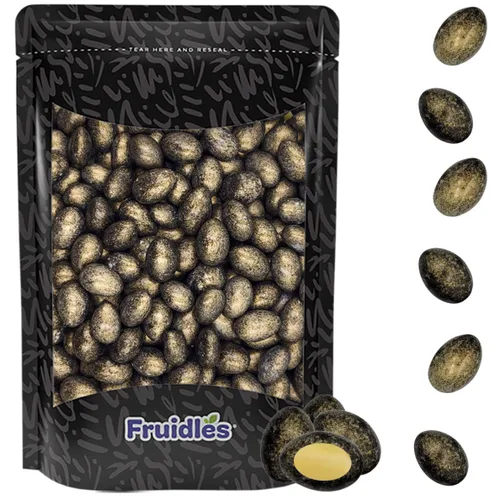 Vista 10 de Fruidles Vibrantes almendras de caramelo Jordan con un revestimiento de azúcar dulce, certificado Kosher Parve (1 libra, azul oscuro)
