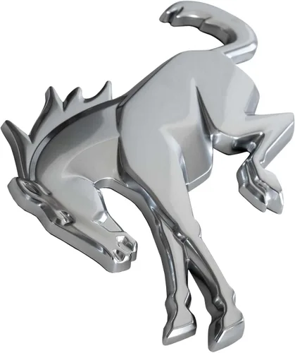 Vista 3 de Emblema de puerta trasera de bronco plateado OEM M2DZ-9942528-A hecho para Bronco 2021-2025