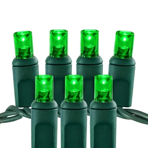 Vista 16 de Luces LED de Navidad profesionales – 70 unidades de luces cónicas gran angular – Juego de luces de grado profesional para interiores y exteriores