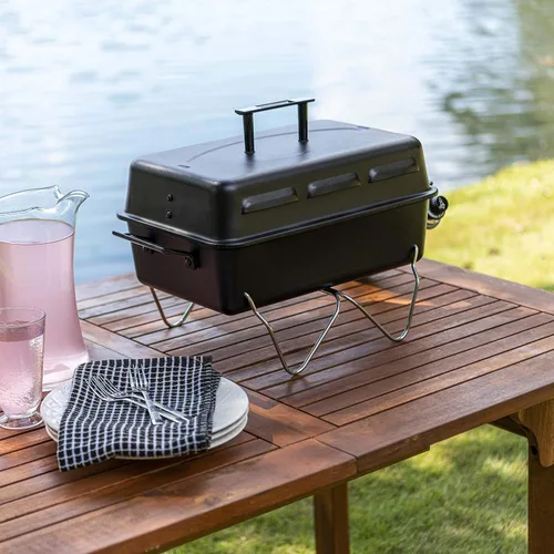 Vista 7 de Parrilla de gas portátil Char-Broil, parrilla estándar, Estándar, Negro
