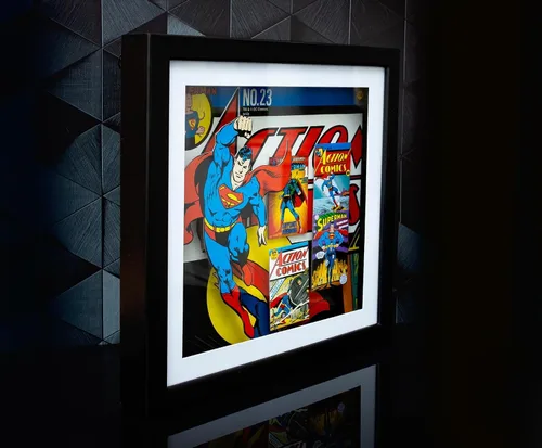 Vista 3 de Silver Buffalo SP6206SB DC Comics DC Superman Shadow Box