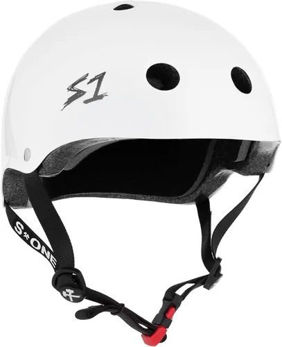 Vista 8 de S1 - Casco mini Lifer para ciclismo, patinaje y patinaje sobre ruedas, espuma EPS Fusion, certificación CPSC y ASTM Brillo negro