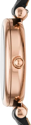 Vista 3 de Fossil Carlie - Reloj de cuarzo de acero inoxidable de tres manecillas para mujer