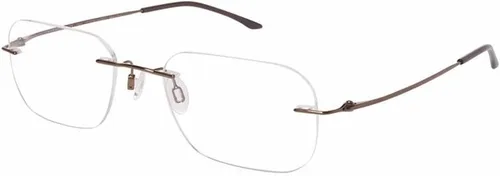 Vista 14 de Charmant Eyeglasses TI8600 TI/8600 SI - Marco óptico sin montura plateada de 0.748 x 5.512 in