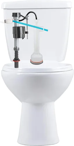 Vista 7 de Fluidmaster K-400A-023 Kit de reparación de válvula de llenado de inodoro y sello de válvula de descarga Mansfield