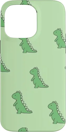 Vista 21 de Lindo dinosaurio verde bebé Dino TRex en verde para mujeres y niñas caso para iPhone 17