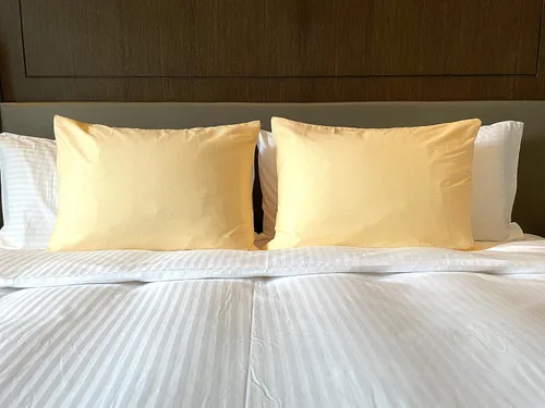 Vista 2 de iMaylex Fundas de almohada suaves 100% algodón egipcio con cierre de cremallera, acogedoras y ligeras, juego de 2, albaricoque, estándar, 20 x 26