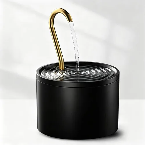Vista 11 de Fuente de agua de cerámica para gatos de 60.87 oz/1.8 L, dispensador automático súper silencioso para beber mascotas con 7 filtros de repuesto