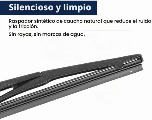 Vista 4 de X AUTOHAUX Juego de brazo de limpiaparabrisas trasero para Mazda3 10-13