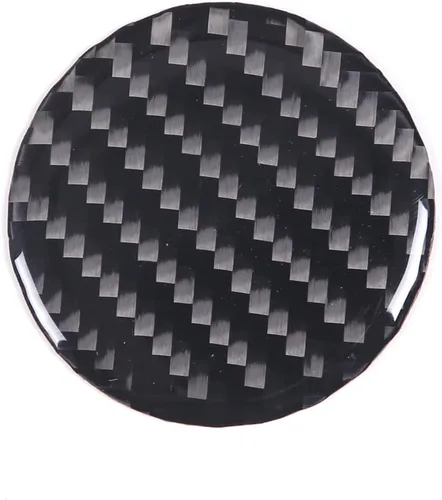 Vista 5 de Daeiclru Cubierta de perilla multimedia de control central de fibra de carbono suave para Toyota Supra GR A90 A91 MK5 2019-2022, cubierta de botón