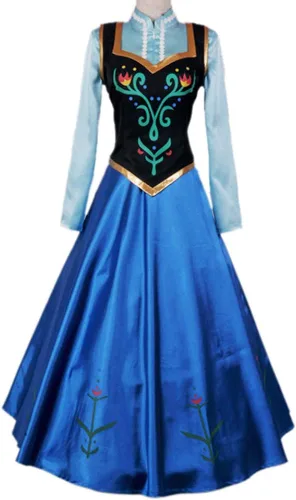 Vista 6 de Tinyones Disfraz de princesa para mujer disfraz de cosplay vestido de Halloween con capa