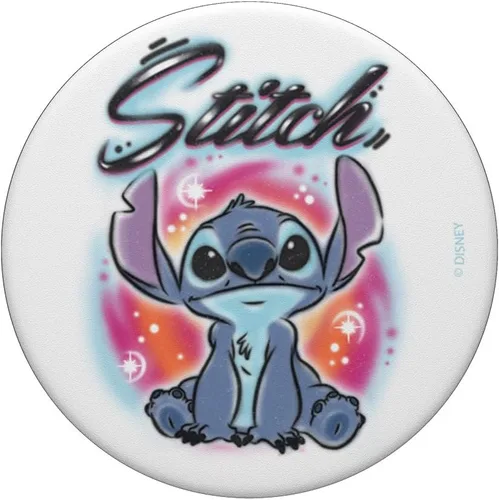 Vista 3 de Disney Lilo & Stitch Airbrush Portrait PopSockets PopGrip: agarre intercambiable para teléfonos y tabletas