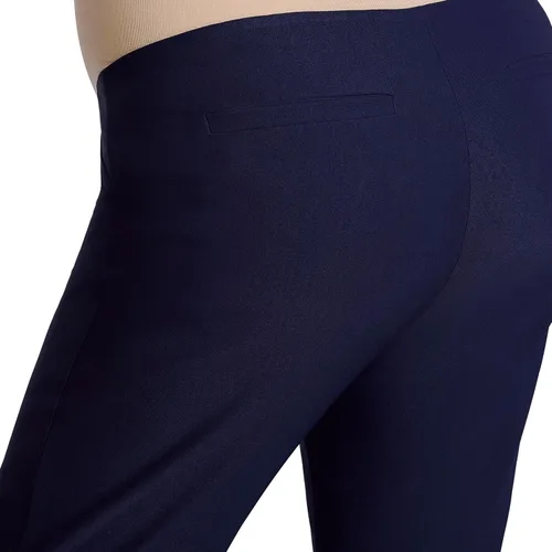 Vista 12 de Motherhood Maternity womens Super Stretch Secret Fit Over the Belly Ankle Straight Leg Pregnancy Dress Pants for Work