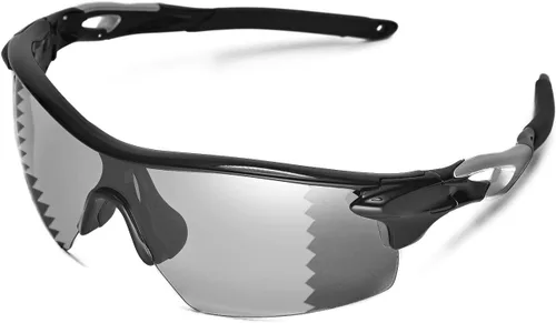 Vista 4 de walleva Lentes de repuesto para Oakley RadarLock Pitch balística 10opciones disponibles