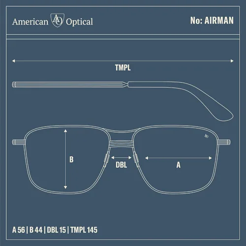 Vista 4 de AO Gafas de sol Airman - Lentes de nailon AOLite