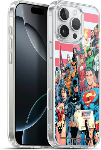 Vista 102 de Head Case Designs Funda de gel con licencia oficial de la Liga de la Justicia DC Comics #10 Darkseid War Comic Book Cover