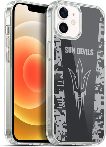 Vista 62 de Head Case Designs Funda de gel ASU Camou con licencia oficial de la Universidad Estatal de Arizona [protección de grado militar] compatible