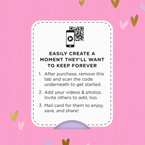 Vista 5 de Hallmark Tarjeta de video personalizada para el día de la madre, Mom Love (graba tu propio video saludo)