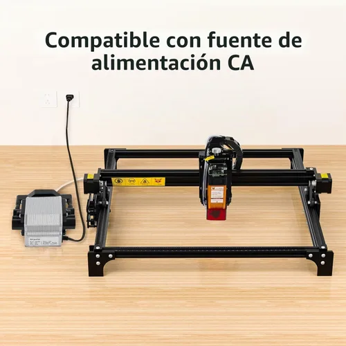 Vista 5 de FoxAlien AP30A Bomba de asistencia de aire portátil 30L/min Volumen de aire ajustable para máquinas de grabado CNC
