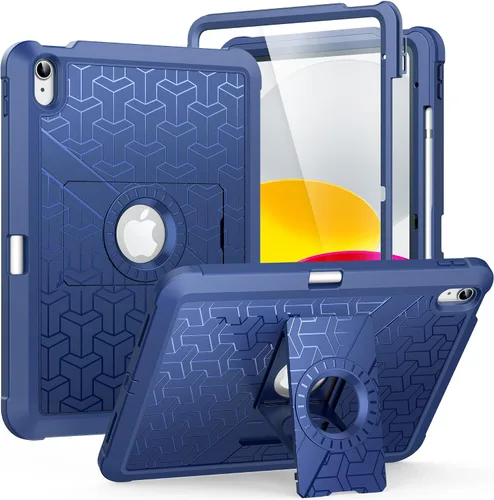 Vista 16 de MoKo Funda para iPad (A16) de 11ª/10ª generación 2025/2022, resistente a prueba de golpes, doble capa protectora de cuerpo completo, protector